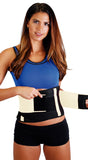 Body Spa Workout Belt Waist Trainer with Neoprene Sweat Lining